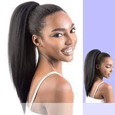 Human hair drawstring ponytails are made from natural hair, so they give a more realistic look when worn. Amazon Com Wrap Drawstring 100 Human Hair Ponytail Extensions Coarse Curly Afro Kinky Straight Italian Yaki Curly Top Closure Clip Ins Ponytail Human Hair Extensions For African American Women 100g Pcs Beauty