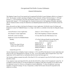 What does a florida business license look like. Occupational Net Profits License Ordinance