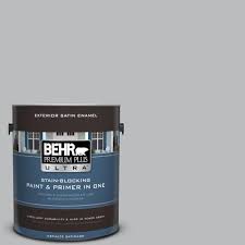 Behr Premium Plus Ultra 1 Gal Ppu18 5 French Silver Satin Enamel Exterior Paint Exterior Paint Behr Premium Plus Ultra Interior Paint