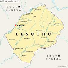 Discover the beauty hidden in the maps. Lesotho Guide Lesotho South Africa Map Map