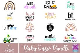 Download Baby Sayings Bundle Newborn Onsie Svg B Graphic By Rumi Designed Creative Fabrica PSD Mockup Templates