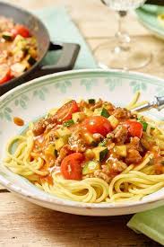 Zucchini Hack Pfanne Rezept Zucchini Hack Pfanne Nudeln Mit Hackfleisch Hack Pfanne
