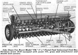 John van brount grain drill parts. John Deere Van Brunt Grain Drill Seed Tubes John Deere Van Brunt B Grain Drill W Cylinder