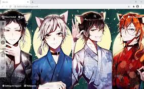 Bungou stray dogs, anime boys, dazai osamu, indoors, art and craft. Bungo Stray Dogs Wallpaper Hd New Tab