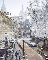 Ne doit pas être confondu avec boule de neige. Monmartre Sous La Neige Monmartre In Paris Underneath Snow La Monmartre Neige Paris Snow Sous Paris Paris Snow Paris Place
