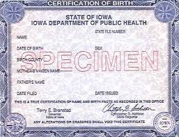 How much is a new birth certificate. Some Need New Birth Certificates News Nwestiowa Com