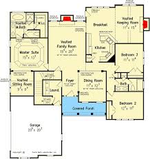 2021's leading website for ranch style floor plans, house plans & blueprints. 3 Bed House Plan With Vaulted Master Sitting Room 710215btz Architectural Designs House Plans