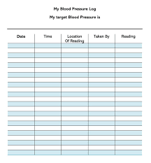Please copy and paste this embed script to where you. 30 Free Blood Pressure Chart And Log Sheets Word Pdf