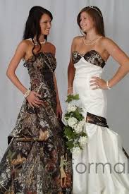 Love The Dress On The Left Camo Wedding Dresses Pink Camo Wedding Dress Camouflage Wedding Dresses