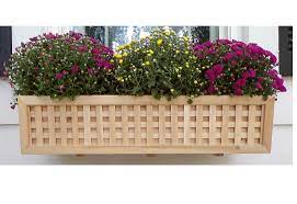 X 7.99 plants look beautiful in the 15 in. August Grove Tolchester Cedar Wood Window Box Planter Reviews Wayfair