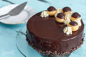 Profiterole Cake Recipe Desserts Profiteroles Cake