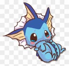 Vaporeon Drawing Cute Pokemon Kawaii Free Transparent Png Clipart Images Download