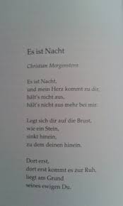 Ich Liebe Dich Es Ist Nacht Christian Morgenstern Liebesgedicht German Poem Liebesgedicht Worte Der Liebe Gedichte