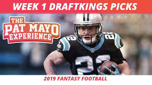 Conference championship round (1/24) by josh shepardson on january 21st. 2019 Fantasy Football Nfl Week 1 Draftkings Picks Predictions Stack Preview Sleepers Youtube