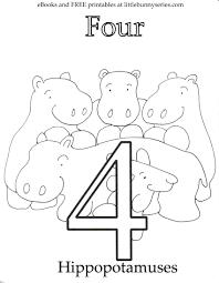 Number 4 Coloring Page Pdf Coloring Pages Thanksgiving Coloring Pages Free Coloring Pages
