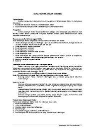 Surat keterangan dokter tinjauan dari aspek kedokteran* oleh: Top Pdf Macam2 Surat Keterangan Dokter 123dok Com