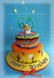 Have a wonderful, happy & healthy 60th birthday! Mexico Theme 60th Birthday Cake Cake By Curiaussiety Cakesdecor