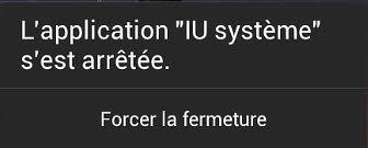 Application a cessé fonctionner on launching in android studio with the following code: Resolu Malheureusement Iu Systeme A Cesse De Fonctionner