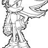Free printable super sonic coloring pages for kids that you can print out and color. 1