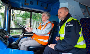 In Pictures: Grandmother Celebrates 80th Birthday By Driving a Bus