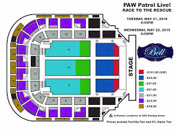 48 Prototypic Showare Center Seat Map