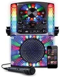 Amazon Com Singing Machine Sml625btbkd Bluetooth Cd G Karaoke System Black Musical Instruments