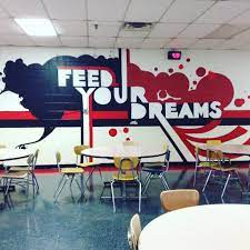 Mnps Chef Rebecca On Twitter School Wall Art School Murals School Cafeteria Decorations
