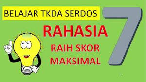 Check spelling or type a new query. Tkda Serdos Materi Tes Dan Sistem Penskoran Youtube
