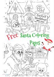 Free Santa S Workshop Coloring Pages Sew Cute Patterns Coloring Pages Christmas Coloring Pages Santa Coloring Pages