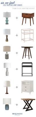 Choosing The Right Side Table And Lamp Combo Plus Six Sets For You To Try Side Table Wood Side Table Side Table Lamps