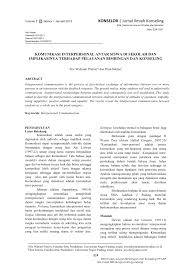 Digunakan untuk membuat profil siswa dengan menggunakan aplikasi microsoft excel dengan mudah untuk data base yang dimasukan ke dalam demikianlah kiranya uraian singkat dan padat mengenai aplikasi pembuatan data profil siswa dengan microsoft excel | berkas sekolah. Pdf Komunikasi Interpersonal Antar Siswa Di Sekolah Dan Implikasinya Terhadap Pelayanan Bimbingan Dan Konseling
