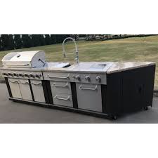outdoor kitchen grill