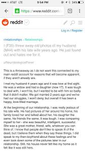 Check spelling or type a new query. Why I Threw Away Old Photos Of My Husband S Late Wife Reddit User Bellanaija