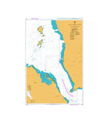 British Admiralty Nautical Chart 2133 Approaches To Suez Bay