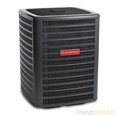 Though the condenser unit is built for outdoor elements, it can still be damaged by falling icicles and other debris. Buy Goodman Air Conditioner 2 5 Ton 14 Seer Gsx140301 Hvacdirect Com
