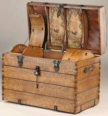 Vintage overpond steamer travel trunk/ chest. Pin By Herb Drexler On Chests Antique Trunk Antique Steamer Trunk Trunks And Chests