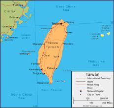 2002, just one day after china gained entry. Taiwan Map And Satellite Image