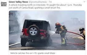 blm arizona fire on twitter as you plan your weekend make sure your vehicle is road ready here are 2 examples of vehicle fires that became brush fires one in the green