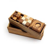 These can be made as gifts or just for fun. Brain Games 3 Wooden Puzzle Gift Set Click Image For More Details Wooden Puzzles Games Wooden Boxes Puzzles Gifts