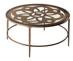 These large round accent tables are unique, they're a bit too large for an end table, but too tall to be a coffee table.this makes them perfect for the. Hillsdale Furniture Marsala Glass Top Metal Coffee Table Gray With Brown Rub Walmart Com Walmart Com