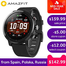 Huami Amazfit 2 Amazfit Stratos Pace 2 Smart Watch Men With Gps Xiaomi Watches Ppg Heart Rate Monitor 5atm Waterproof Review Smart Watches Men Smart Watch Gps