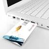 Free color custom logo printing cheap 1gb 2gb 4gb 8gb 16gb 32gb usb 2.0 plastic business card usb flash drive. 1