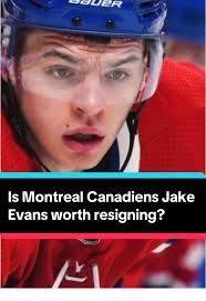 Jake Evans Hockey Hit