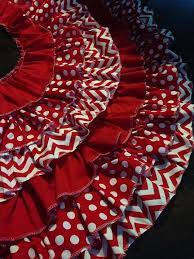 I love the idea of a handmade christmas decor item, especially an item like a diy ruffled tree skirt. Pin On Christmas It S The Happiest Season Of All