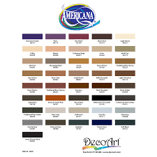 26 Surprising Americana Decoart Color Chart