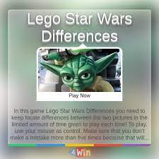 In This Game Lego Star Wars Differences You Need To Keep Locate Differences Between The Two Pictures In The Limited Amount In 2020 Lego Star Wars Games Star Wars