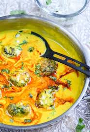 Spinach Kofta Kadhi Curry Recipe Chefdehome Com Indian Food Recipes Indian Food Recipes Vegetarian Curry Recipes
