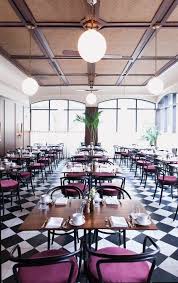 Black And White Restaurant Interior 5 Charleston Designers You Need To Know Bistro Chairs Dining Room Restaurant Flooring Restaurant Interior Design