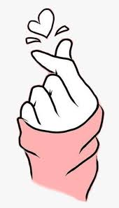 With this type of simplification fingers are indicated with one rectangular. Heart Finger Freetoedit Fingerheart Love Kpop Hand Snapping A Heart Drawing Hd Png Download Kindpng
