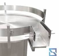 Automatic Round Rotary Turntable Bottle Feeder Machine / Unscrambling  Collecting Turning Table